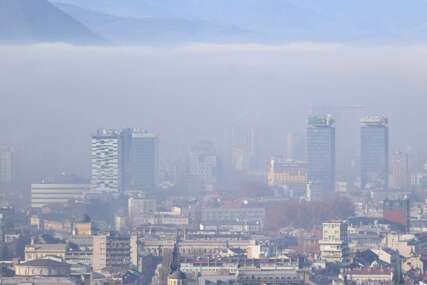 Kanton Sarajevo: Zrak je zagađen, poboljšanje vremena od...