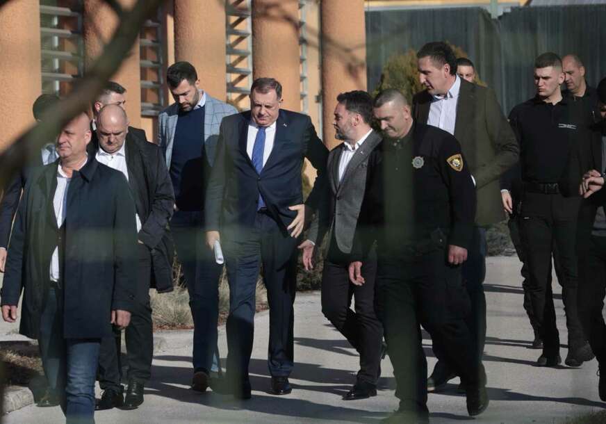 Dodik suđenje izlazak iz suda ročište