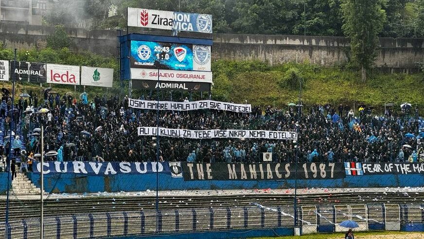 Manijaci, stadion Grbavica