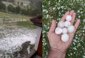 UPOZORENJE NA NEVRIJEME Na sjeveru Bosne i u Krajini jake padavine i grad